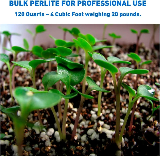 Alt view image 2 of 7 - Norcal Organic Certified Premium Screened Coarse Perlite for Garden & Indoor/Outdoor Plants, 4 Cubic Feet (103 Quarts), 1 Bag NEW