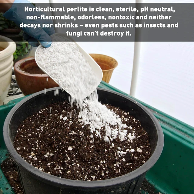 Alt view image 6 of 7 - Norcal Organic Certified Premium Screened Coarse Perlite for Garden & Indoor/Outdoor Plants, 4 Cubic Feet (103 Quarts), 1 Bag NEW