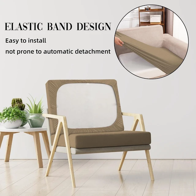 Alt view image 5 of 7 - 8PCS Patio Cushion Covers Furniture Couch Seat Slipcovers