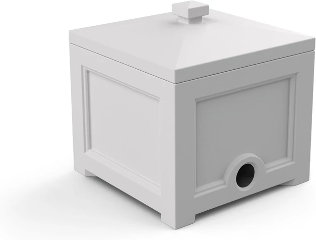 Main image of Inc 5858-W Fairfield White Garden Hose Storage Bin