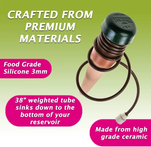 Alt view image 2 of 7 - Classic Self-Watering Plant Stakes Prevents Over & Underwatering While Away, Ideal for Indoor Plants (12 Pack w/o Adapter)