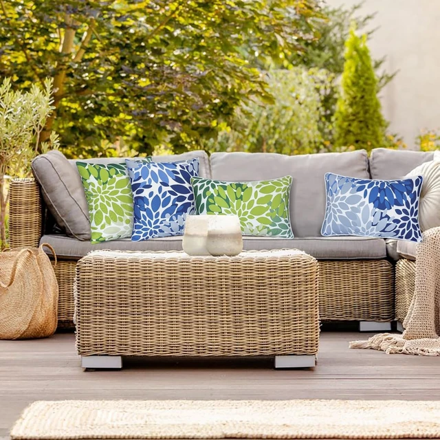 Alt view image 6 of 7 - Decorative Outdoor Throw Pillows with Inserts Included