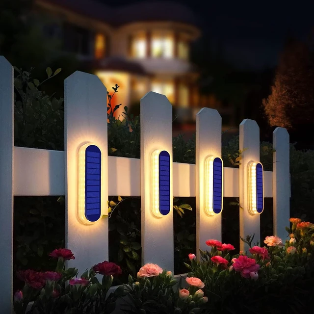 Alt view image 5 of 7 - Stick-On Solar Deck, Step, Dock & Stair Lights for Outside, Solar Powered