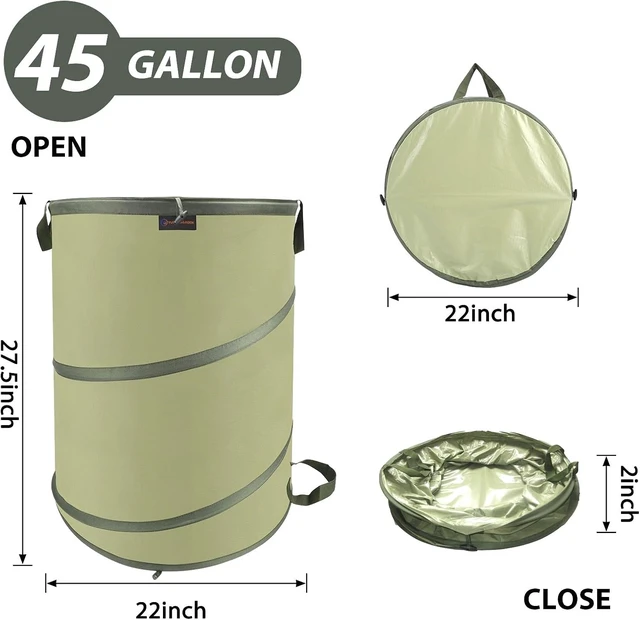 Alt view image 3 of 7 - 45-Gallon Collapsible Garden Bag