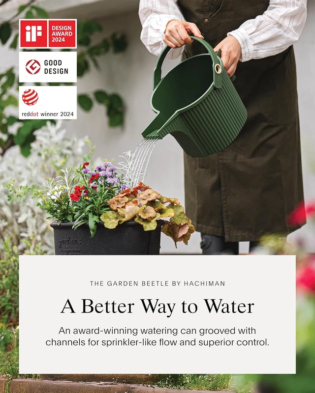 Alt view image 2 of 7 - Large Watering Can with Widened Spout