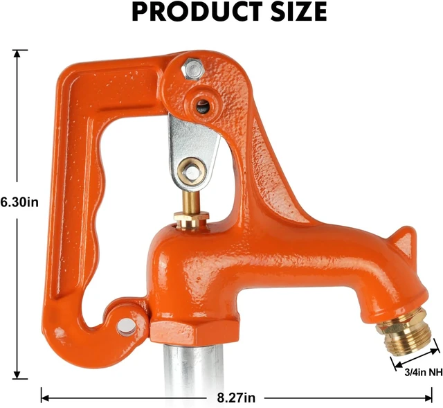 Alt view image 3 of 7 - Freeze-Proof Yard Hydrant Head Assembly, Frost-Free Outdoor Faucet (Only Faucet)