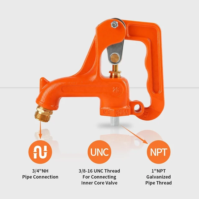 Alt view image 2 of 7 - Freeze-Proof Yard Hydrant Head Assembly, Frost-Free Outdoor Faucet (Only Faucet)