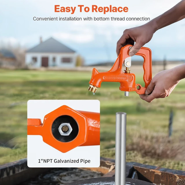 Alt view image 4 of 7 - Freeze-Proof Yard Hydrant Head Assembly, Frost-Free Outdoor Faucet (Only Faucet)