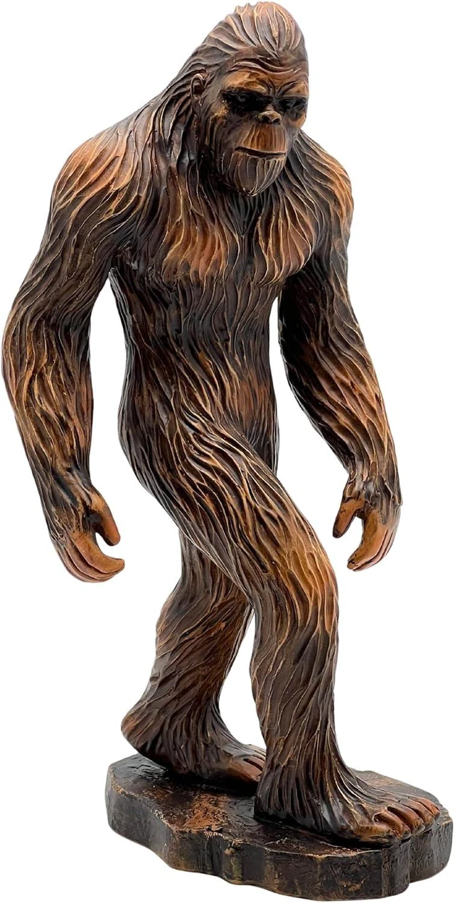 Main image of 8.5-Inch Bigfoot Sasquatch Garden Statue, Resin Figurine for Yard Decor