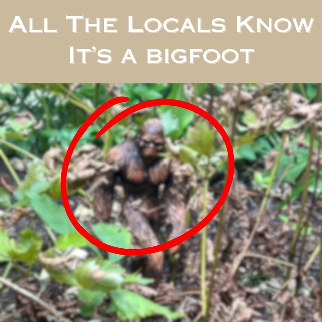 Alt view image 7 of 7 - 8.5-Inch Bigfoot Sasquatch Garden Statue, Resin Figurine for Yard Decor