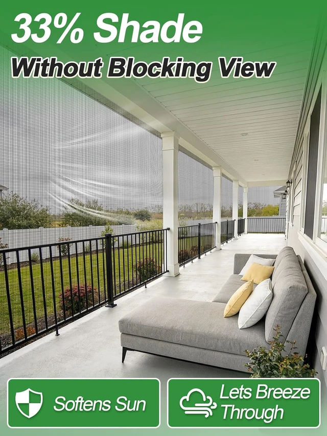 Alt view image 6 of 7 - 10 x 50 ft PP Nanocomposite Garden Netting, 33% Shade Rating