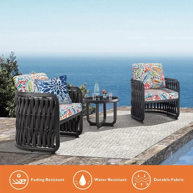 Alt view image 2 of 6 - Waterproof Outside Chair Seat Cushions for Patio