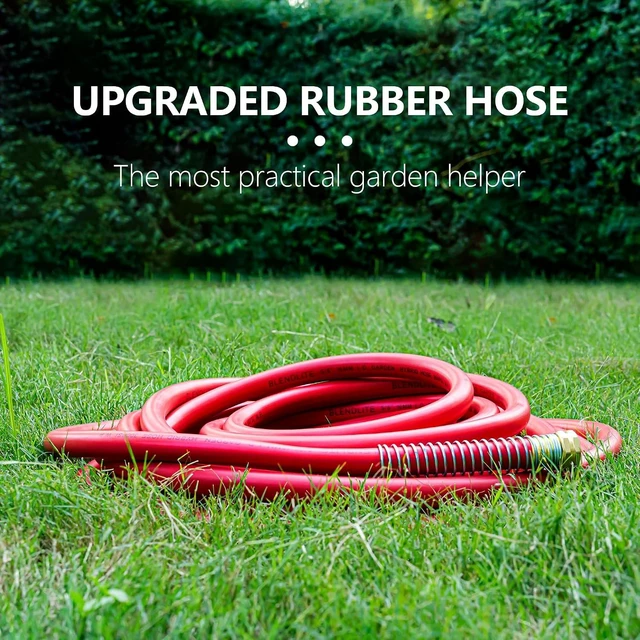 Alt view image 7 of 7 - Red 5/8" Garden Hose, 50ft, -40 to 190 Hot/Cold Rubber Hose
