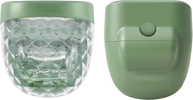 Alt view image 7 of 7 - 4 Pack Olive Green Magnetic Solar Garden Lights IPX4 Waterproof Outdoor Ambient Lamp for Classic Beds