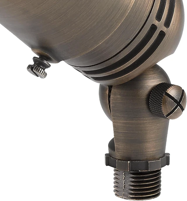Alt view image 6 of 7 - Kichler MR-16 Low Voltage Landscape Spotlight Light, Centennial Brass