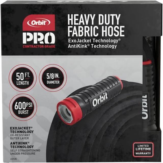 Main image of Pro ExoJacket Heavy-Duty Water Hose, 50 ft x 5/8 in