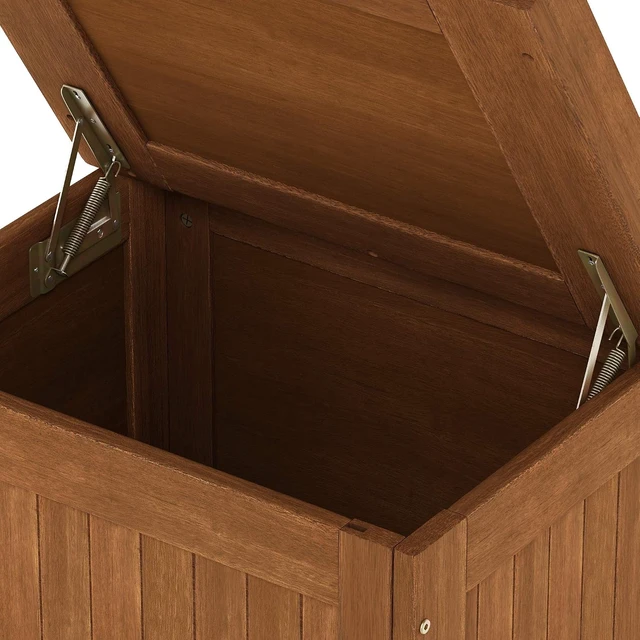 Alt view image 4 of 6 - TIOMAN Outdoor Storage with Lift-Up Hinged Lid, Natural