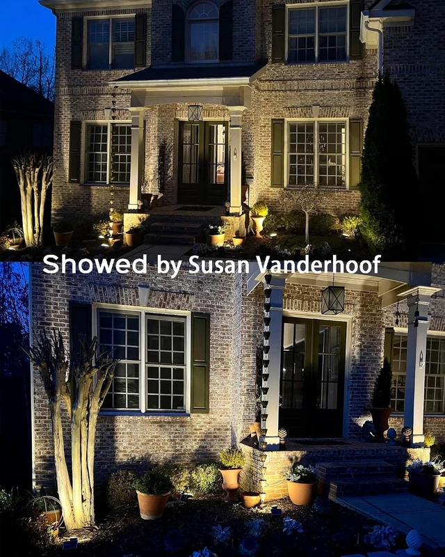 Alt view image 7 of 7 - 84-LED Solar Spotlights with 5 Modes & 360° Adjustable Head, IP65 Waterproof Super Bright for Yard, Garden, Lawn & Pathway, 4 Pack