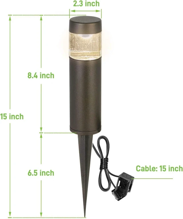 Alt view image 4 of 7 - LED Low Voltage Outdoor Bollard Pathway Landscape Lights