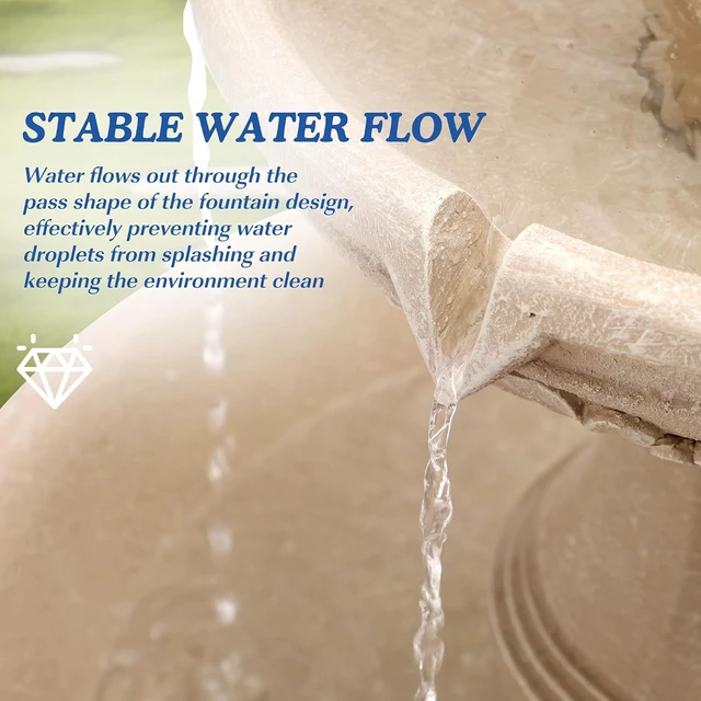 Alt view image 3 of 7 - 48.4" H Italian Outdoor Water Fountain & Waterfall