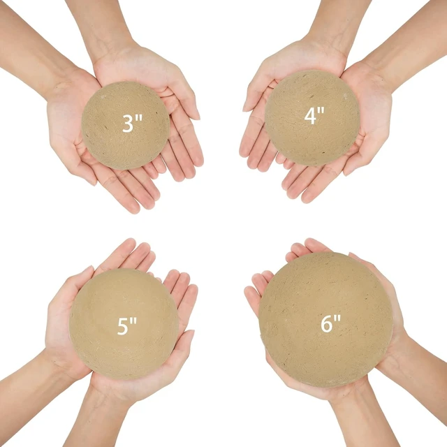 Alt view image 2 of 7 - 4-Inch Ceramic Fireplace Balls, Decorative Fire Pit Filler