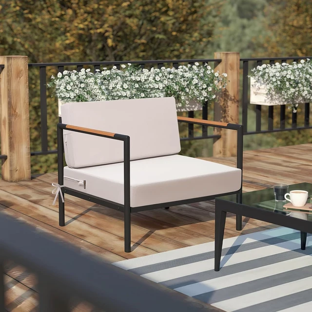 Alt view image 3 of 7 - Outdoor Seat Cushions for Patio Furniture