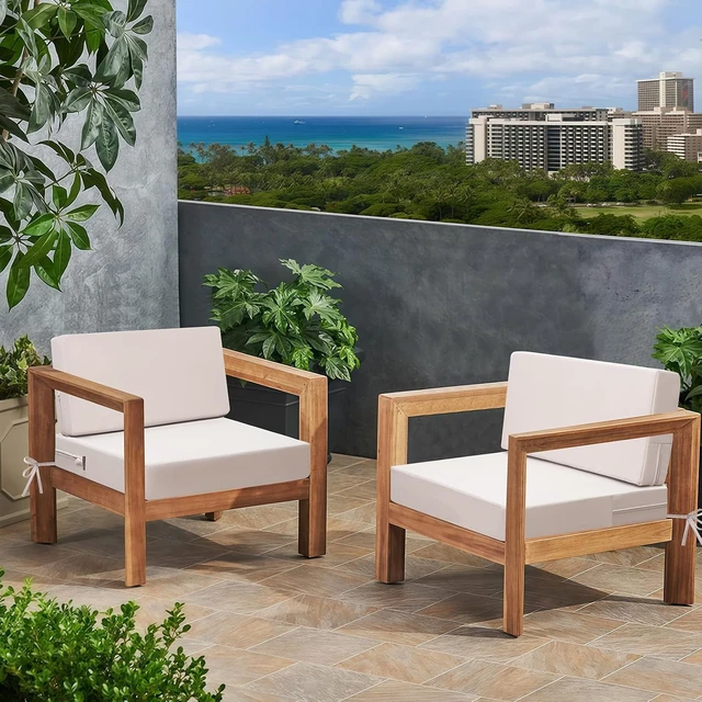 Alt view image 2 of 7 - Outdoor Seat Cushions for Patio Furniture