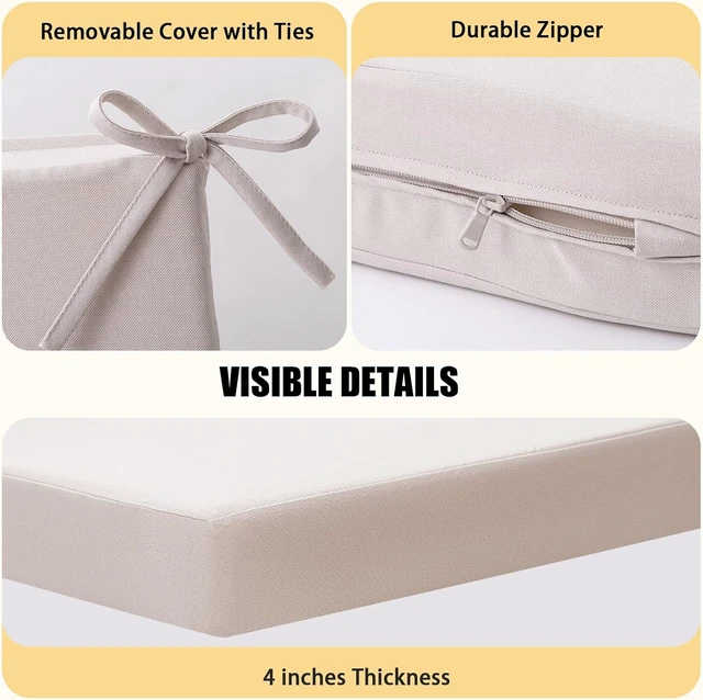 Alt view image 7 of 7 - Outdoor Seat Cushions for Patio Furniture