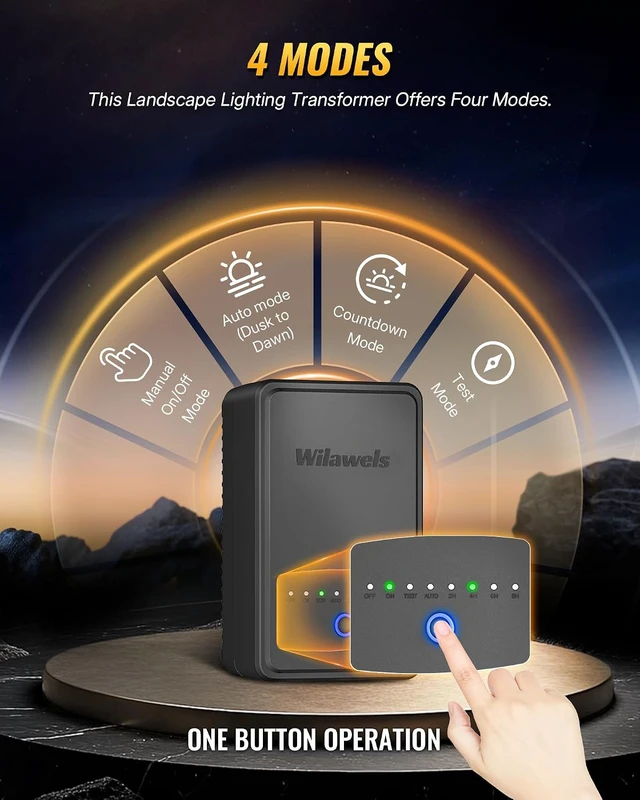 Alt view image 5 of 7 - All-in-One LED Low Voltage Landscape Lighting Kit 12-Pack Waterproof 3000K Spotlights with Transformer, 100FT Wire & Connectors, W02LK06