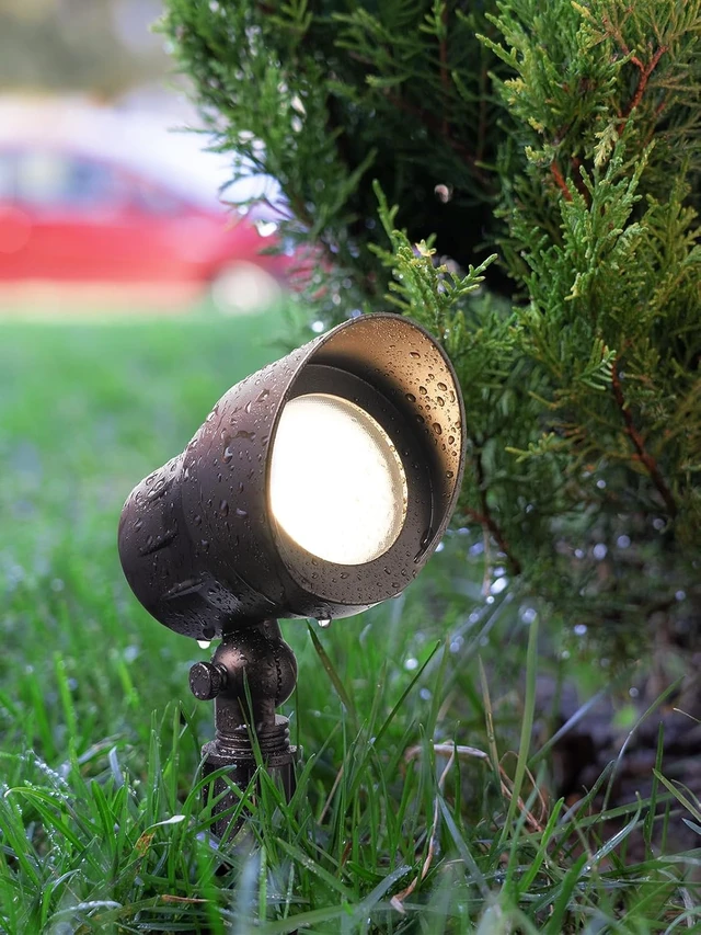 Alt view image 6 of 7 - 6-Pack 5W 12-24V Low Voltage LED Spotlights, 3000K Oil Rubbed Bronze