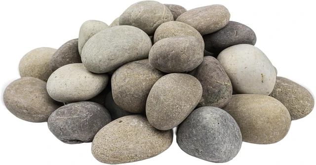 Alt view image 6 of 7 - 40 lb Multicolor Polished Decorative Landscape Pebbles Stone