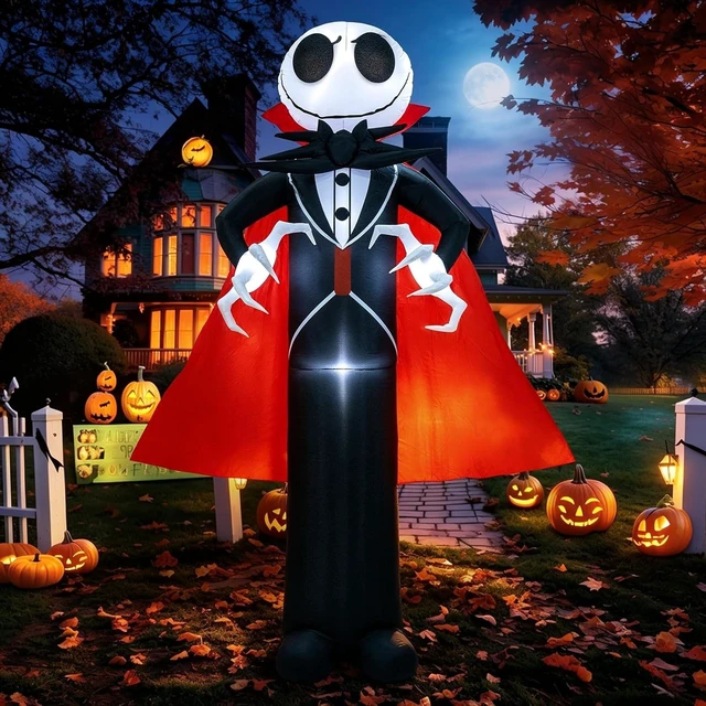 Main image of 12FT Halloween Skeleton Inflatable Blow Up for Halloween Party