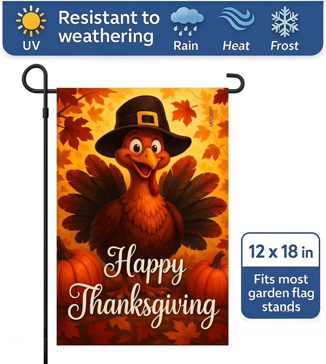 Alt view image 3 of 7 - Premium 12 Pack 12x18 Inch Double Sided Burlap Garden Flags Seasonal Yard Flags for Spring, Summer, Fall, Winter, Easter, Mother's Day, Valentine's, St. Patrick's, 4th of July, Halloween