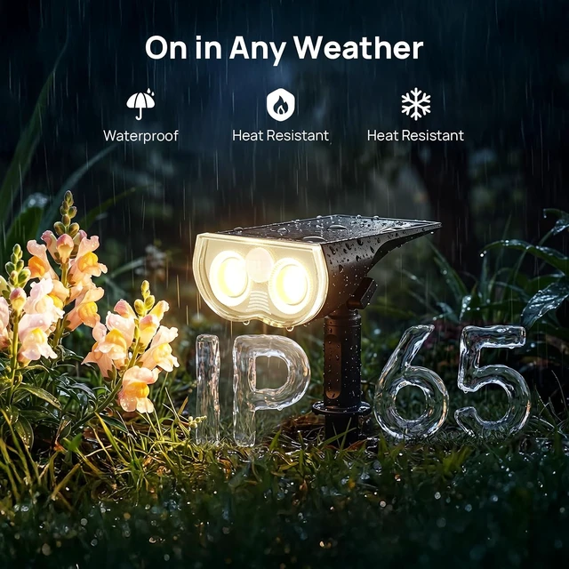 Alt view image 7 of 7 - Smart Solar Lights Outdoor SL5 with Motion Sensor, Halloween Decoration