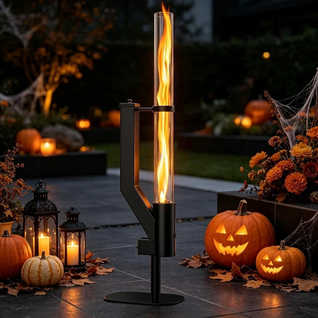 Main image of 58 Inch Decorative Pellet Stove Wood Pellet Burning Fireplace Heater