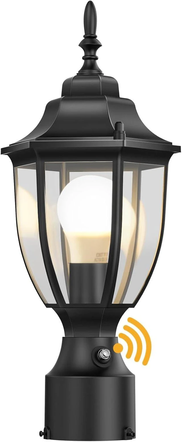 Main image of Aluminum Dusk to Dawn Outdoor Post Light Fixture