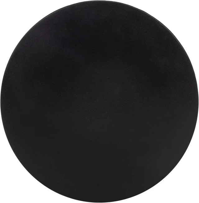 Alt view image 5 of 6 - 14.9" Athena Concrete Outdoor Accent Stool, Black, VNN1011C
