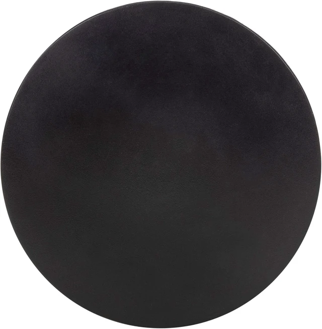 Alt view image 6 of 6 - 14.9" Athena Concrete Outdoor Accent Stool, Black, VNN1011C