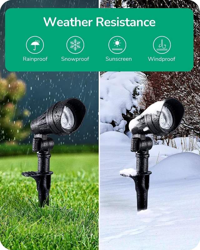 Alt view image 4 of 7 - 3.2W 240LM Waterproof Low Voltage LED Landscape Spotlights