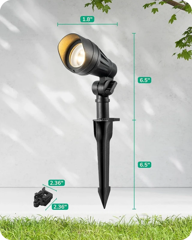 Alt view image 7 of 7 - 3.2W 240LM Waterproof Low Voltage LED Landscape Spotlights