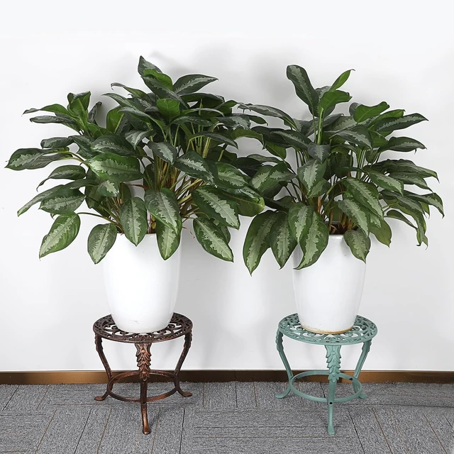 Alt view image 5 of 7 - Heavy Duty Cast Iron Metal Plant Stand, Indoor Outdoor
