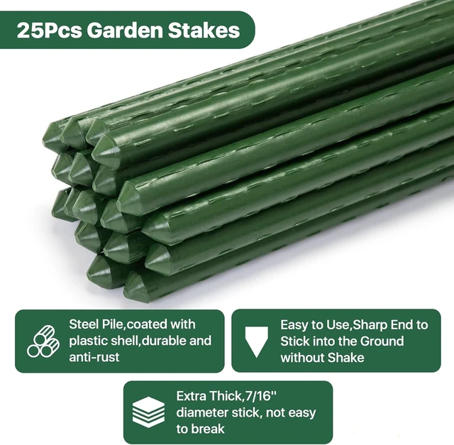 Alt view image 3 of 7 - 40In High 100Ft Long Temporary Plastic Fence with Posts Mesh Safety Barrier with Steel Stakes for Dogs, Snow, Garden, Backyard