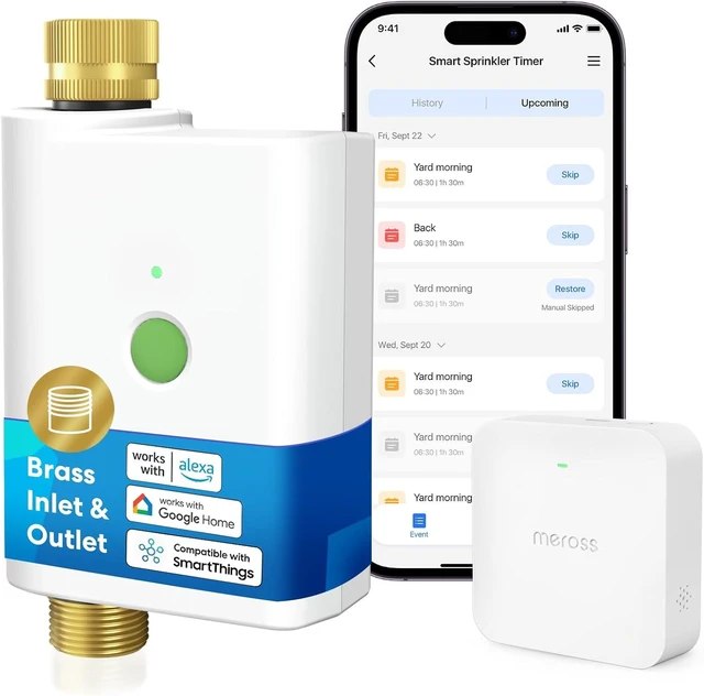Main image of WiFi Garden Hose Water Timer with Rain Skip & Hub, IP65