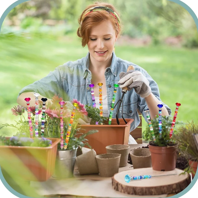 Alt view image 5 of 7 - 236 Pcs Classic DIY Fairy Wand Plant Garden Stakes