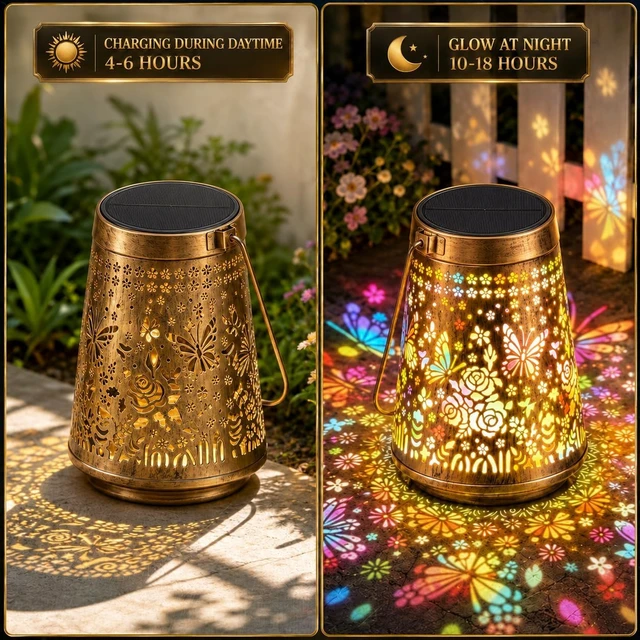 Alt view image 3 of 7 - Colorful Waterproof Solar Lanterns Outdoor Yard Decor Gifts for Mom