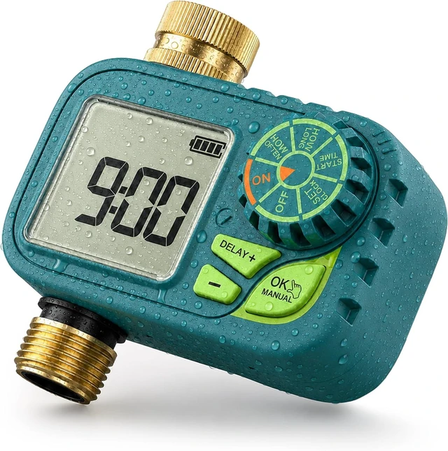 Main image of Garden Water Hose Brass Sprinkler Timer