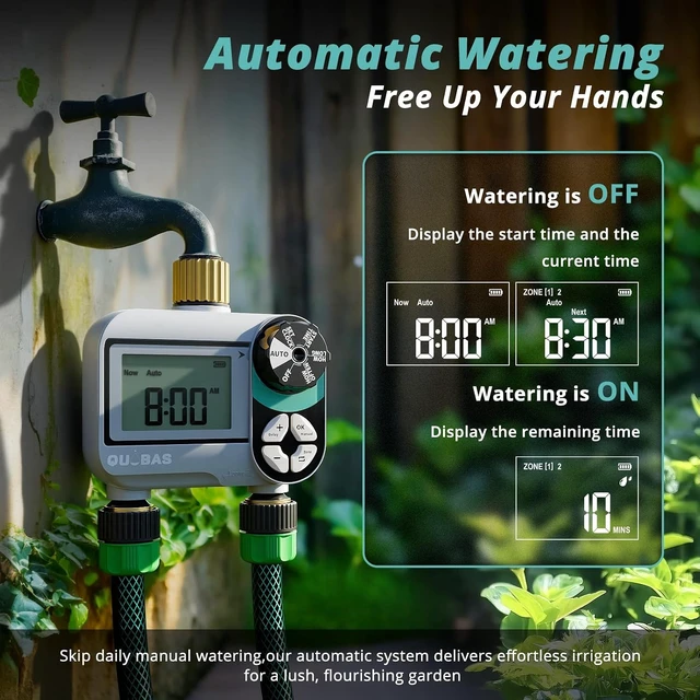 Alt view image 3 of 7 - Programmable Brass Sprinkler Timer for Garden Water Hose