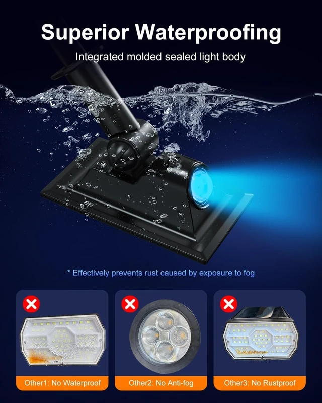 Alt view image 5 of 7 - 6 Pack Color Changing Solar Powered LED Spot Lights Halloween Decorations