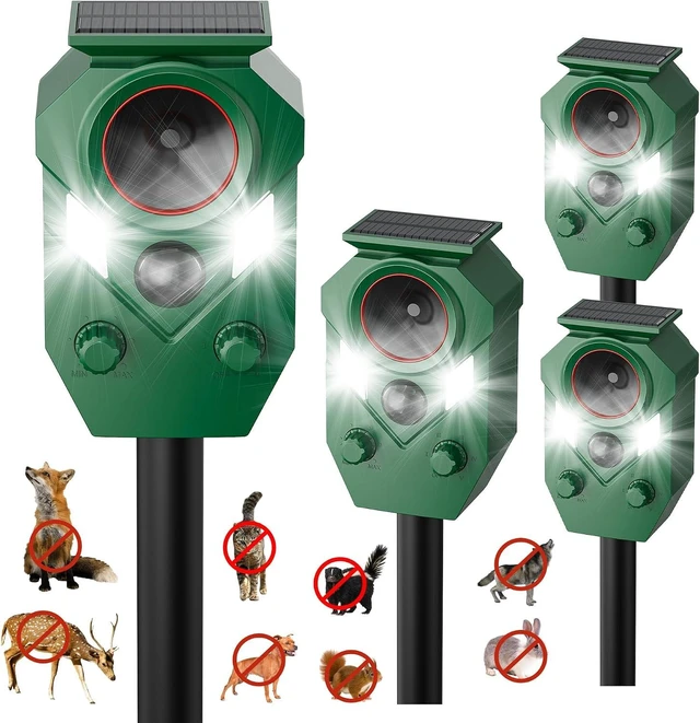 Main image of Outdoor Solar Ultrasonic Animal Deterrent Deer Repellent Device