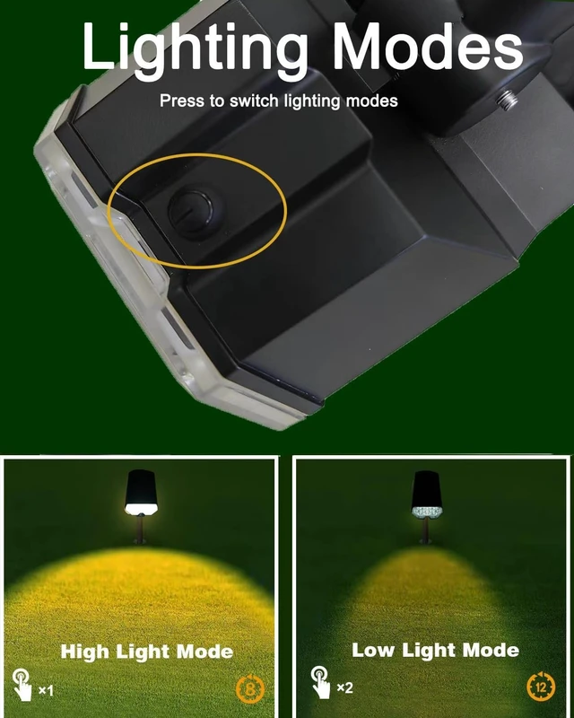 Alt view image 7 of 7 - 6 Pack IP65 Waterproof Solar Spot Lights 20 LED Warm White Dusk to Dawn Uplights for Yard, Tree, House, Garden, Wall & Pathway